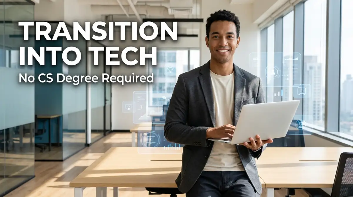 The Secret to Shifting Your Career to Tech (Zero Coding Experience Required)